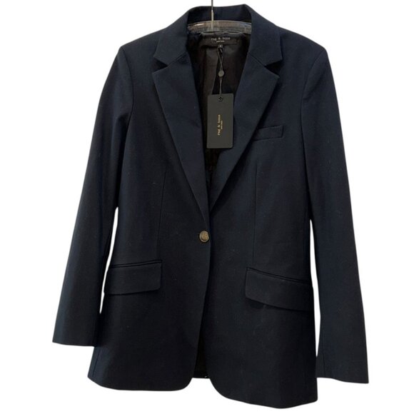 rag & bone Jackets & Blazers - rag & bone NEW NWT navy blue classic single button blazer jacket 4